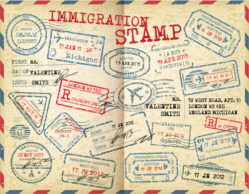 Grunge travel stamps vector graphics 02 vector graphics vector graphic travel stamps stamp grunge   