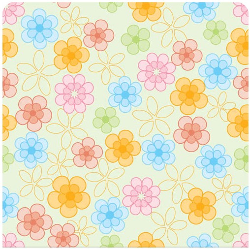 cute florals seamless pattern vector seamless pattern floral cute   
