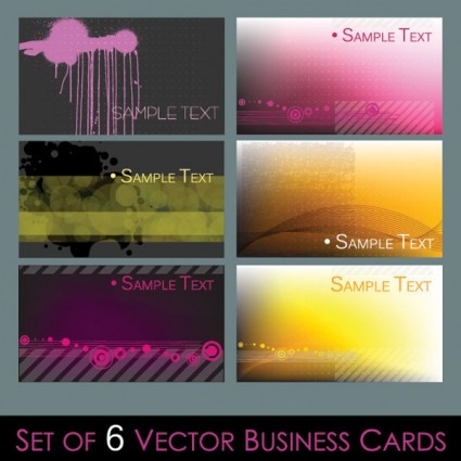 Business cards grunge styles vector grunge business card   