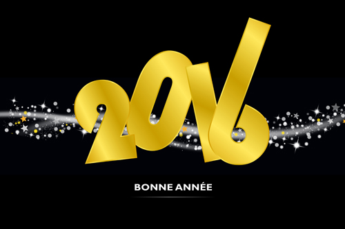 Golden 2016 text with black background vector 02 text golden black background 2016   