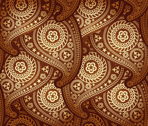 Set of ornate Paisley Seamless Pattern vector 01 seamless pattern vector pattern paisley ornate   