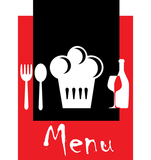 Elements of commonly Restaurant Menu cover vector 01 restaurant menu elements element cover Commonly   