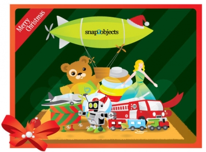 Christmas classic toys vector toys classic christmas .rar   