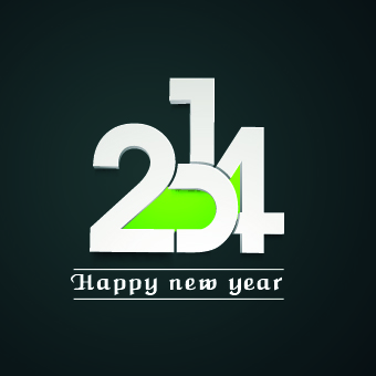 2014 New Year Text design background vector 04 year new year new background vector background 2014   