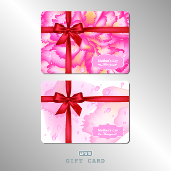 Pink gift card vector 02 pink gift card gift   