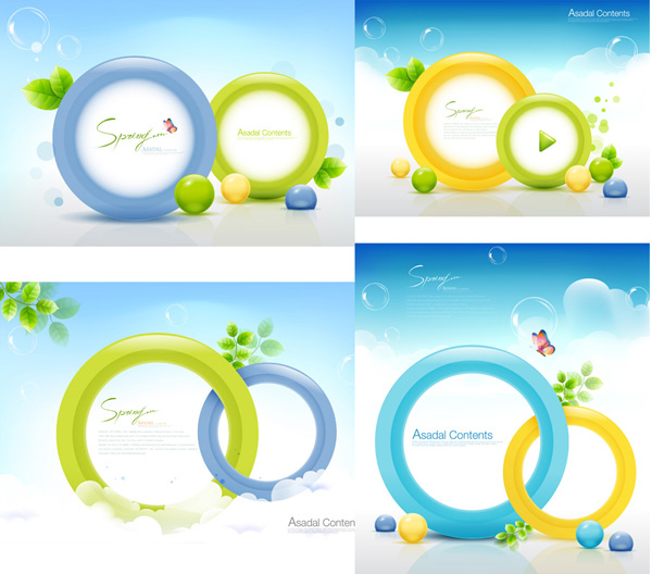 Green decorative circular vector green decorative circular   