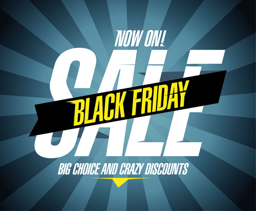 Vector set of sale black friday backgrounds 01 sale friday black backgrounds background   