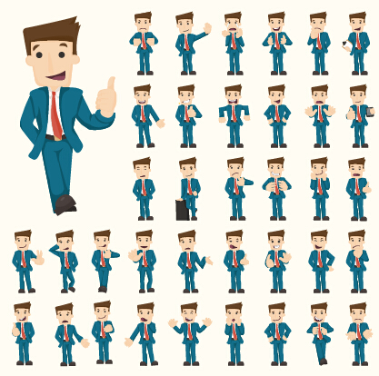 Funny business people character creative vector 04 people funny creative character business people business   