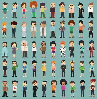 Funny business people character creative vector 03 people funny creative character business people business   
