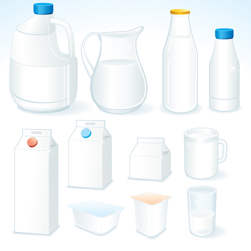 Milk Advertising theme design elements vector 01 milk elements element advertising   