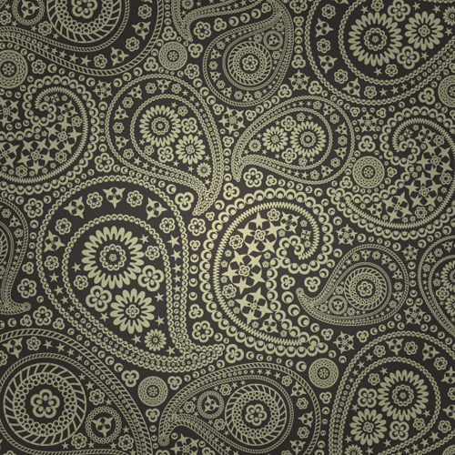 Set of ornate Paisley Seamless Pattern vector 05 seamless pattern vector pattern paisley ornate   