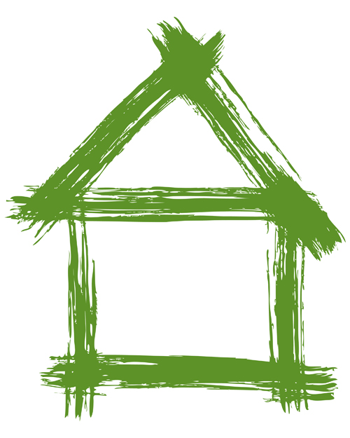 Set of Green Eco House vector 04 house green eco   
