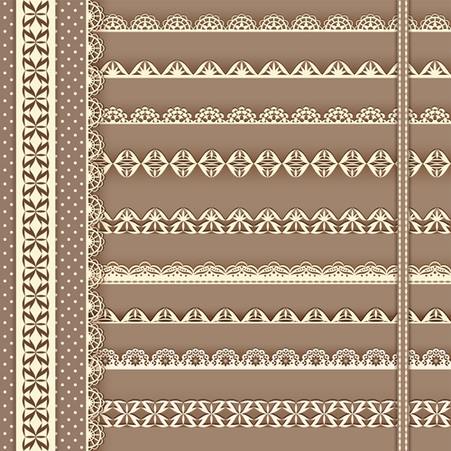 Beautiful lace borders vector design 02 lace border borders beautiful   