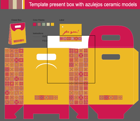 Package present box models vector graphics 04 present package models box   