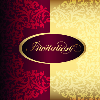 Ornate Invitation creative design background art 01 ornate invitation creative background   