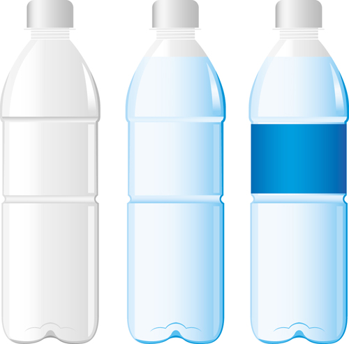 Vector water bottle template material 05 water bottle   