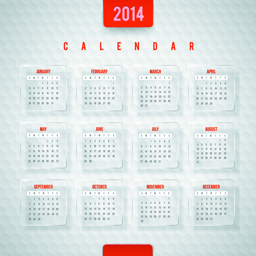 Calendar 2014 vector huge collection 12 Huge collection calendar 2014   