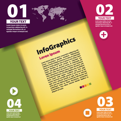 Numbered Infographic design vector 02 Numbered Infographic numbered infographic creative   