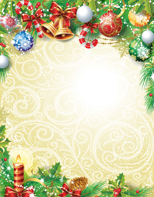Set of Vintage Christmas and New Year 2013 decor Illustration Vector 08 vintage new year illustration christmas 2013   