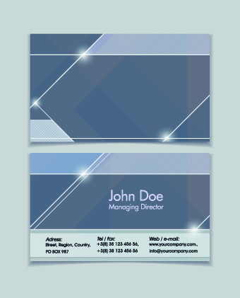 Shiny modern business cards vector 03 shiny modern business cards business card business   