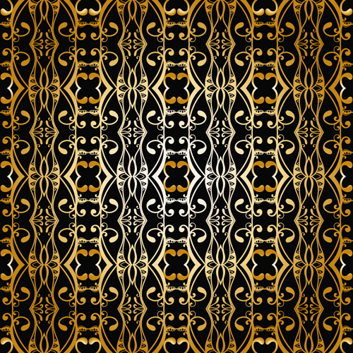 luxurious gold pattern seamless vector background 03 seamless pattern luxurious gold pattern background   
