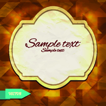 Abstract tangram with frame background vector 05 Tangram frame background vector background   