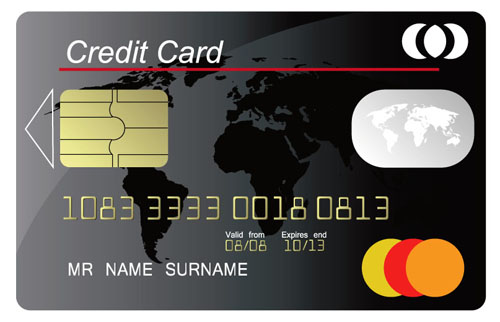 Credit Card vector template set 02 credit card   