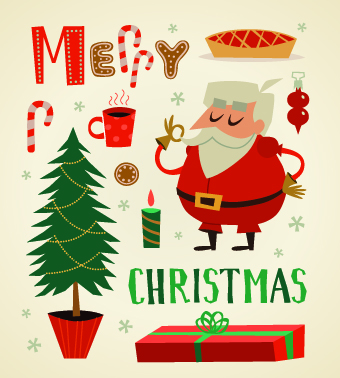 2014 Christmas cute ornaments elements vector 05 ornaments ornament elements element christmas 2014   