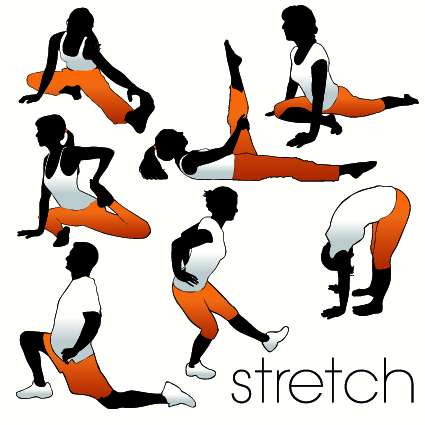 Fitness exercises design elements set 02 fitness exercises elements element   