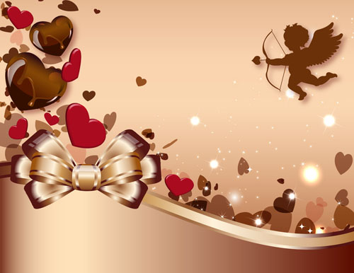 Valentine day chocolates cards vector design 03 Valentine design day chocolates cards   