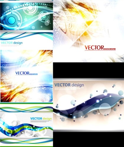 Dream shine backgrouds vector set shine dream Backgrouds   