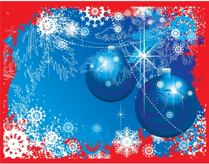 Christmas ball blue graphic vector christmas   