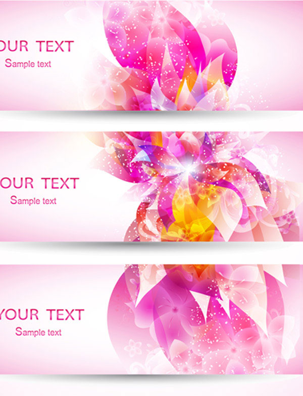 Colorful Halation banner vector 03 halation colorful banner   