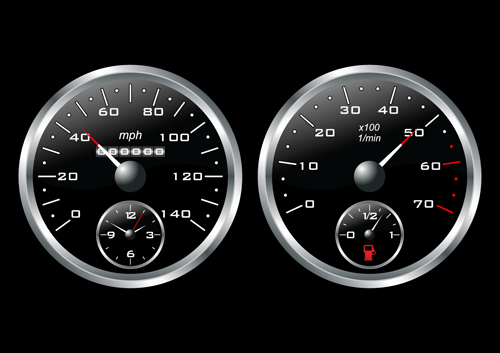 Different Car dashboard design vector 04 different dashboard car   