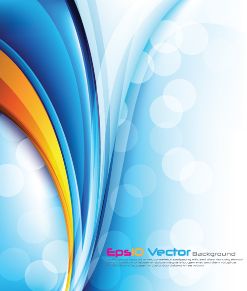 Dynamic Colored backgrounds vector set 01 dynamic colored   