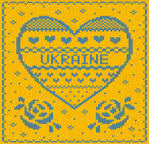 Ukraine style fabric background vector Ukraine fabric background vector background   