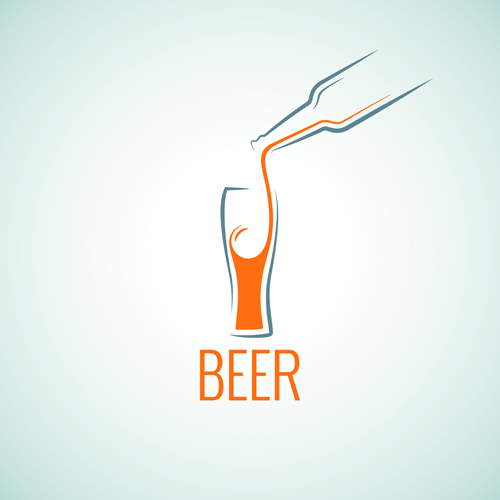 Beer menu logo vector graphics menu logo beer   