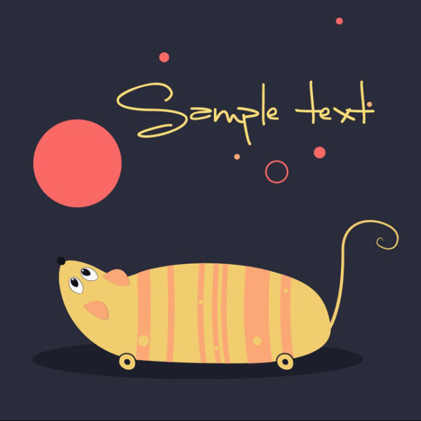 cute cartoon small Animal vector background 02 small cute cartoon cartoon   