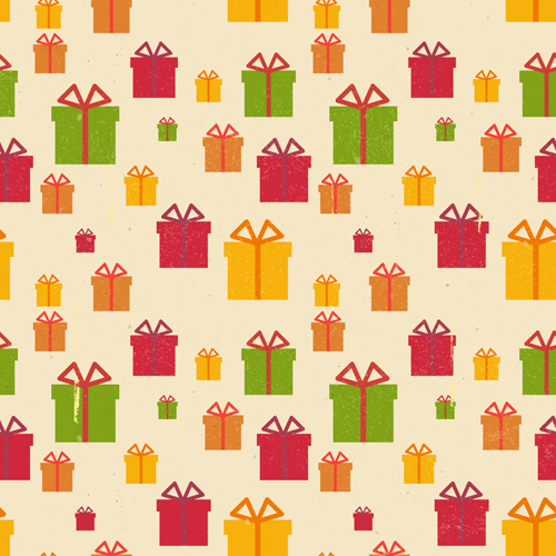 Christmas gift box vector seamless pattern vector 02 seamless pattern gift box gift christmas box   