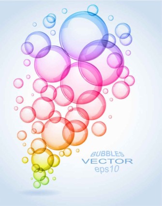 Colorful bubbles background vector colorful bubbles background   