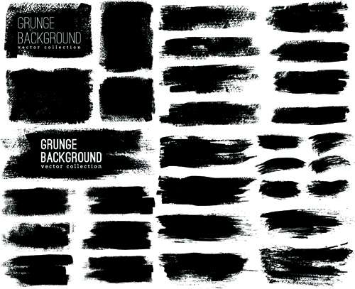 Grunge ink background vectors material 03 ink grunge background   