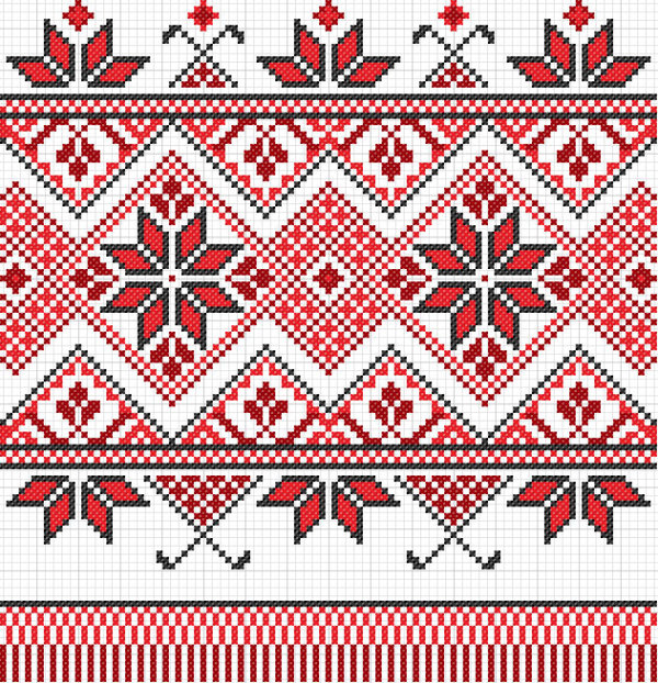 Ukraine Style Fabric ornaments vector graphics 10 Ukraine style ornaments ornament fabric   