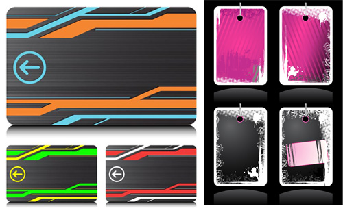 Card with tag design vector tag design card   