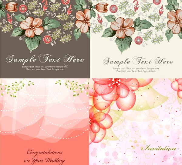 Elegant flower vintage background vector flower elegant bright   