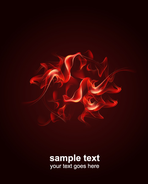 Abstract Flame vector backgrounds art 02 flame fire abstract   