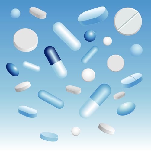 Different tablets and capsules design vector 03 tablets different capsules   