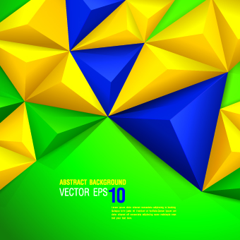 Colored 3D shapes background vector 01 shapes Shape colored background vector background   