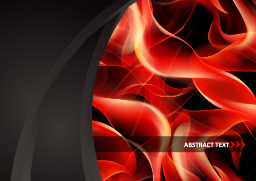 Abstract Flame vector backgrounds art 04 flame fire abstract   