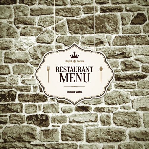 Restaurant royal food menu cover vector 02 royal restaurant menu food   