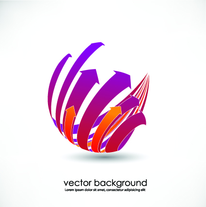 Vector 3D Business background 01 business background business   